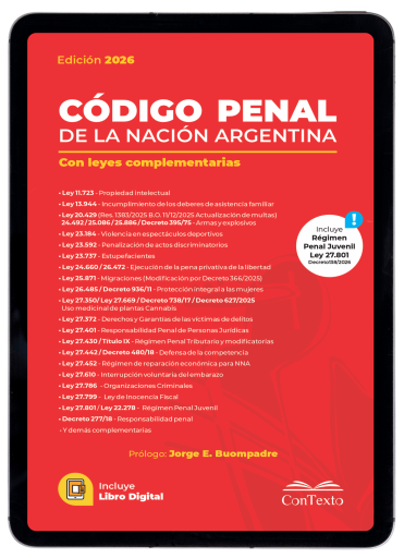 Código Penal de la Nación Argentina 2026: con leyes complementarias