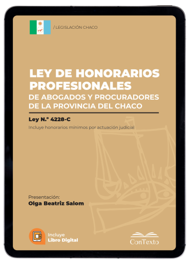 Ley de honorarios profesionales de abogados y procuradores de la provincia del Chaco