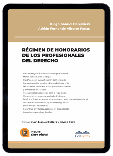 Régimen de honorarios de los profesionales del derecho