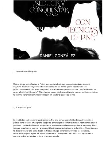 SEDUCIR Y CONQUISTAR CON TECNICAS DE PNL