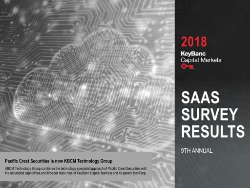 2018 KeyBanc SaaS Survey Results