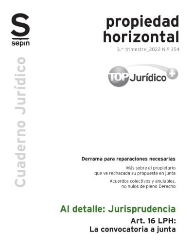Art. 16 LPH: La convocatoria a junta