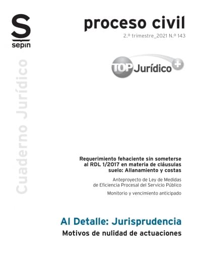 Motivos de nulidad de actuaciones