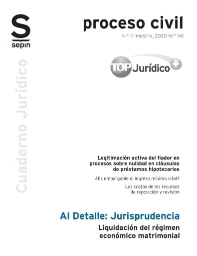 Liquidación del régimen económico matrimonial