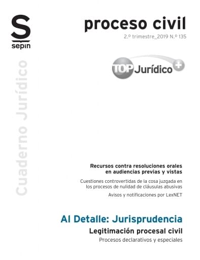 Legitimación procesal civil. Procesos declarativos y especiales
