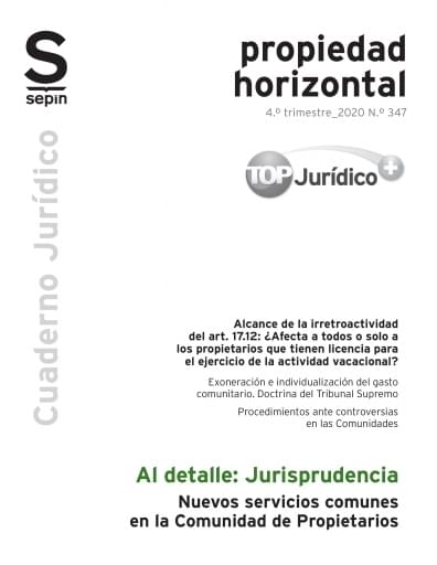 Nuevos servicios comunes en la Comunidad de Propietarios