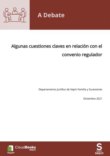 Algunas cuestiones claves en relación con el convenio regulador
