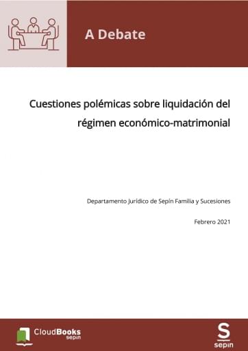 Cuestiones polémicas sobre liquidación del régimen económico-matrimonial