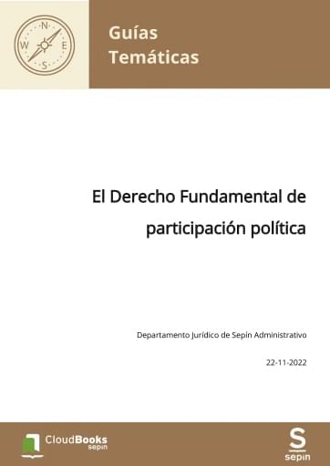 El Derecho Fundamental de participación política