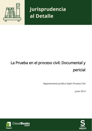 La Prueba en el proceso civil: Documental y pericial