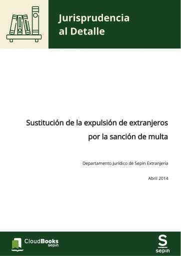 Sustitución de la expulsión de extranjeros por la sanción de multa