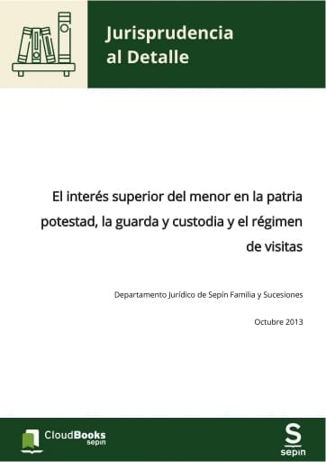 El interés superior del menor en la patria potestad, la guarda y custodia y el régimen de visitas