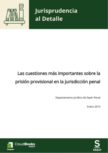 Las cuestiones más importantes sobre la prisión provisional en la jurisdicción penal