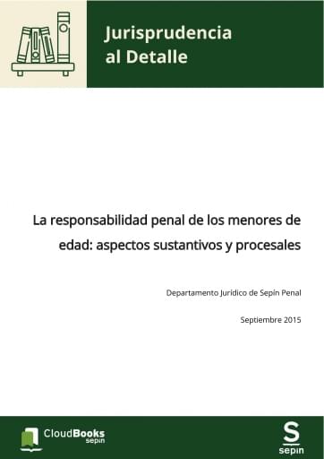 La responsabilidad penal de los menores de edad: aspectos sustantivos y procesales