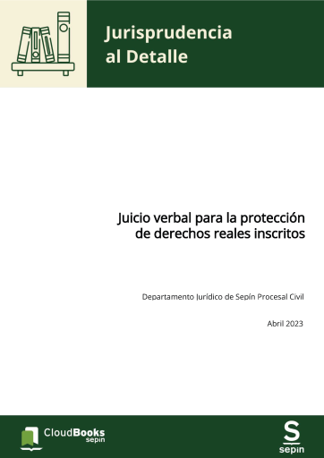 Juicio verbal para la protección de derechos reales inscritos