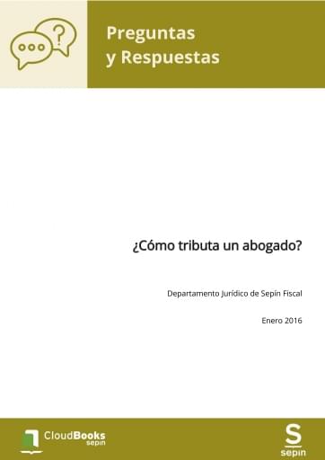 ¿Cómo tributa un abogado?