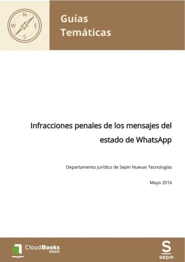 Infracciones penales de los mensajes del estado de WhatsApp