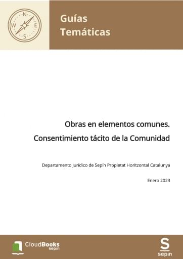 Obras en elementos comunes. Consentimiento tácito de la Comunidad