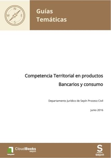 Competencia Territorial en productos Bancarios y consumo