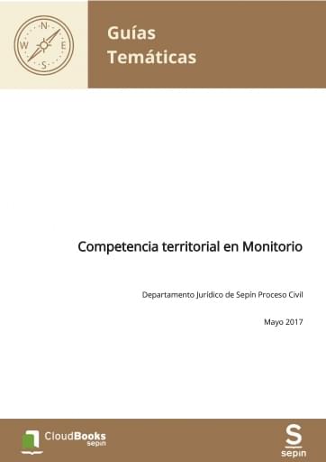 Competencia territorial en Monitorio