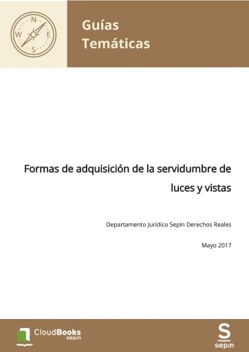 Formas de adquisición de la servidumbre de luces y vistas