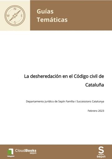 La desheredación en el Código civil de Cataluña