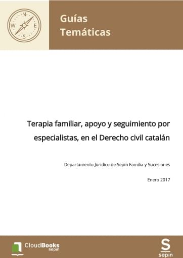 Terapia familiar, apoyo y seguimiento por especialistas, en el Derecho civil catalán