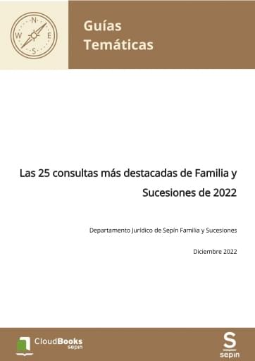 Las 25 consultas más destacadas de Familia y Sucesiones de 2022