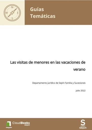 Las visitas de menores en las vacaciones de verano