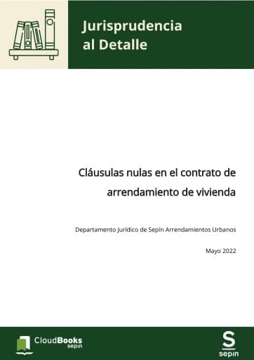 Cláusulas nulas en el contrato de arrendamiento de vivienda