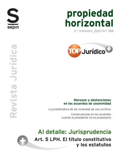 Art. 5 LPH. El título constitutivo y los estatutos