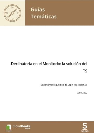 Declinatoria en el Monitorio: la solución del TS