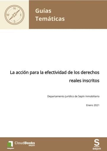La acción para la efectividad de los derechos reales inscritos