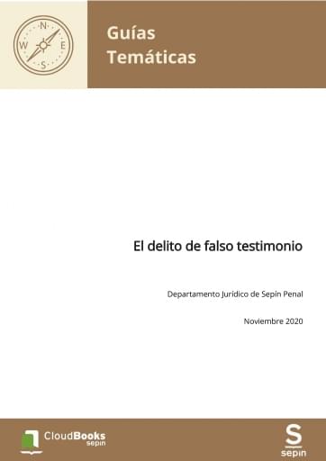 El delito de falso testimonio