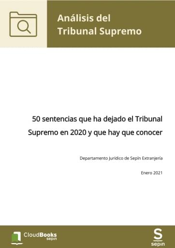 50 sentencias que ha dejado el Tribunal Supremo en 2020 y que hay que conocer