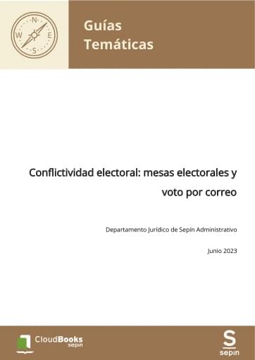 Conflictividad electoral: mesas electorales y voto por correo