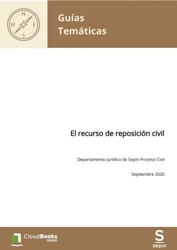 El recurso de reposición civil