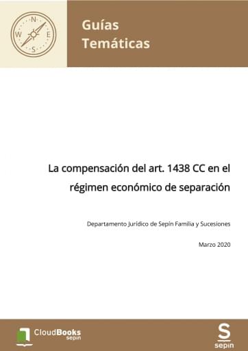 La compensación del art. 1.438 CC en el régimen económico de separación
