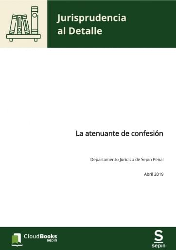 La atenuante de confesión