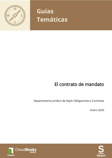 El contrato de mandato