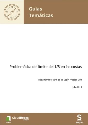 Problemática del límite del 1/3 en las costas