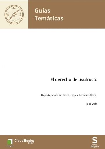 El derecho de usufructo