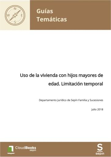 Uso de la vivienda con hijos mayores de edad. Limitación temporal
