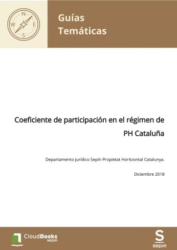 Coeficiente de participación en el régimen de PH Cataluña