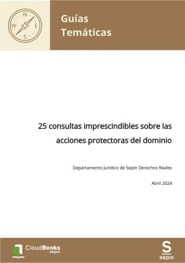 25 consultas imprescindibles sobre las acciones protectoras del dominio