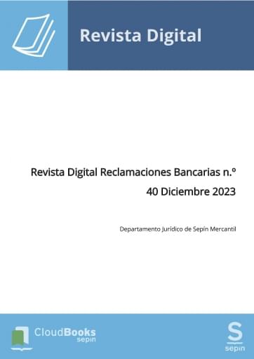 Revista Digital Reclamaciones Bancarias n.º 40 Diciembre 2023