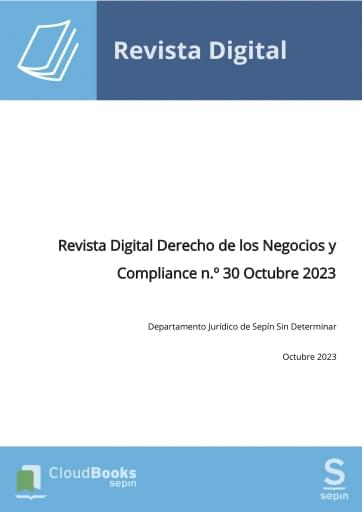 Revista Digital Derecho de los Negocios y Compliance n.º 30 Octubre 2023