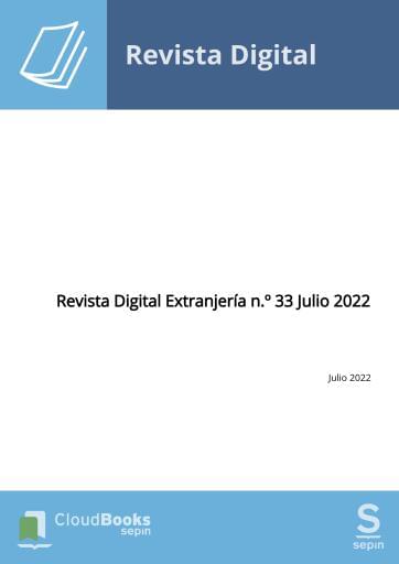 Revista Digital Extranjería n.º 33 Julio 2022
