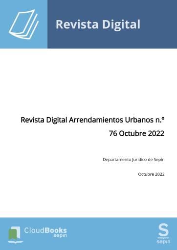Revista Digital Arrendamientos Urbanos n.º 76 Octubre 2022