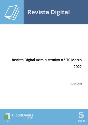 Revista Digital Administrativo n.º 70 Marzo 2022